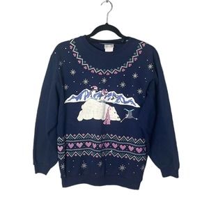 Vintage Spumoni Women’s Winter Graphic Sweatshirt Size Small